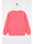 Kız Çocuk Pembe Renkli Ayı Love Baskılı Sweatshirt 2