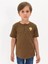 Erkek Çocuk Nakış Detaylı Hakim Yaka Tshirt 1
