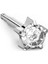 NİNA Niearmatic White Birthstar Crystal Kulak Delme Aparatı ve Küpesi Large 5mm 2
