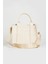 Kadın The Tote Bag Beyaz Fermuarlı Suni Dokulu Deri Minimal El Kol ve Omuz Çantası 1