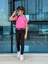 Kız Çocuk Streç Sporcu Takım- Pembe 5