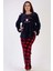 Kadın Welsoft Büyük Beden Uzun Kol Pijama Takım 2