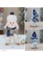 28CM Noel Mavi Kumaş Bebek (Yurt Dışından) 4