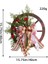 40CM Noel Dekoratif Kapı Asılı Ahşap Rulet Tekerlek (Yurt Dışından) 4