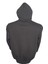 Erkek Kapüşonlu Bağcıklı Kanguru Cepli Aplikeli Siyah Bomber Sweatshirt Esk-Nrf 5
