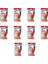 Lateks Bulaşık Temizlik Eldiveni - Kırmızı - Orta Boy ( Medium ) - 8-8,5 - 10 Paket 1
