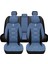 Fa Serisi - Isuzu D-Max ile Uyumlu Koltuk Kılıfı, Keten / Mavi Melanj 1