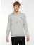 Gri Melanj Erkek Kapüşonlu Sweatshirt A10139842208010_3W M-SN73 Basıc Hoo 1