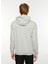 Gri Melanj Erkek Kapüşonlu Sweatshirt A10139842208010_3W M-SN73 Basıc Hoo 5