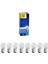 10 Adet 12V P21W 93 Düz Tek Duy Stop Sinyal Ampul Standart Işık 1