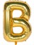 Folyo B Harfi Balon 100 cm Gold Altın Büyük Boy 40INC Folyo Balon 1