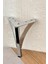 8 Adet 15 cm Eyfel Model Krom Metal Mobilya, Dolap, Koltuk, Tv Ünitesi Ayakları 4