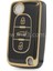 Peugeot 207 307 308 406 407 5008 607 Partner Sustalı Nano Anahtar Kılıfı 3 Buton Siyah 1