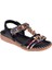 Taşlı Comfort Kadın Sandalet GJ-15083 Siyah 1