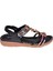Taşlı Comfort Kadın Sandalet GJ-15083 Siyah 2