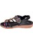 Taşlı Comfort Kadın Sandalet GJ-15083 Siyah 3