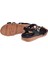 Taşlı Comfort Kadın Sandalet GJ-15083 Siyah 5