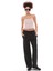 Fancy Kadın Yırtmaç Detaylı Bol Paça Basic Oversize Pantolon 1