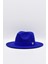 Erkek Ayarlanabilir Saks Mavi Fedora Şapka 2