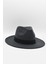 Erkek Ayarlanabilir Füme Fedora Şapka 4