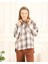 Kare Desenli Kadın Gömlek 3