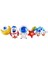 Uzay Teması Folyo Balon 5 Li Set 1