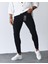 Premium Slim Fit Düz Siyah Erkek Kot Pantolon 1