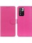 Klasik Stil Litchi Doku Pu Deri Anti-Shock Anti-Shock Manyetik Toka Telefon Kapağı Stand Cüzdan Kabuğu Xiaomi Redmi Note 11 Pro 5g (Çin) (Mediatek)/11 Pro+ 5g-Rose (Yurt Dışından) 1