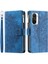 Xiaomi Redmi K40 5G/K40 Pro 5G/K40 Pro+ 5g/poco F3/mi 11I Anti-Düşme Mandala Çiçek Basılı Pu Deri Telefon Kapak Standı Birden Fazla Kart Yuvası Fermuar Cep Cüzdan Kasası ile (Yurt Dışından) 1