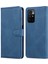 Cüzdan Standı Deri Kasa Foli Flip Telefon Vaka Koruyucusu Xiaomi Redmi Not 11 4g (Mediatek)/10 4g (2021)/10 2022 4g/10 Prime-Blue (Yurt Dışından) 1