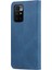 Cüzdan Standı Deri Kasa Foli Flip Telefon Vaka Koruyucusu Xiaomi Redmi Not 11 4g (Mediatek)/10 4g (2021)/10 2022 4g/10 Prime-Blue (Yurt Dışından) 3