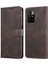 Cüzdan Standı Deri Kasa Folyo Flip Telefon Vaka Koruyucusu Xiaomi Redmi Not 11 4g (Mediatek)/10 4g (2021)/10 2022 4g/10 Prime-Brown (Yurt Dışından) 1