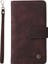 Kart Yuvaları Cilt-Dokunuş Pu Deri Kasa Çizgileri Baskılı Fermuar Folio Cüzdanı Xiaomi Için Kayışlı Stant Koruyucu Kapak Not 11 (Mediatek)/redmi 10/redmi 10/10 Prime-Brown (Yurt Dışından) 2