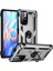 Yüzük Kickstand Fonksiyon Anti-Çizgi Şok Geçirmez Sabit Pc Sabit Tpu Koruyucu Koruyucu Koruyucu Koruyucu Koruyucu Kılıf Not 11 5g (Çin) (Mediatek)/redmi Not 11T 5g/not 11S 5g-Silver (Yurt Dışından) 1