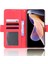 Manyetik Kapanma Çizik Dirençli Kasa Çoklu Kart Yuvası Tasarımı Pu Deri Telefon Kapağı Xiaomi Redmi Not 11 Pro+ 5g/redmi Note 11 Pro 5g (Çin) (Mediatek) -Red (Yurt Dışından) 4