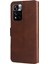 Dokulu Deri+ Tpu Stand Cüzdan Kılıfı Koruyucu Telefon Kapağı Xiaomi Redmi Note 11 Pro 5g (Çin) (Mediatek)/note 11 Pro+ 5g-Brown (Yurt Dışından) 3
