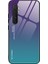 Gradyan Renk Koruması Temperli Cam+Pc+Tpu Hibrit Kılıf Xiaomi Mi Note 10 Lite-Mor/mavi (Yurt Dışından) 2