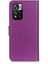 Klasik Stil Litchi Doku Pu Deri Anti-Shock Anti-Shock Manyetik Toka Telefon Kapağı Stand Cüzdan Kabuğu Xiaomi Redmi Note 11 Pro 5g (Çin) (Mediatek)/11 Pro+ 5g-Purple (Yurt Dışından) 4