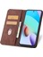 Çift Kenar Dikiş Tasarım Kılıfı Otomatik Kapanış Xiaomi Redmi Için Tam Koruma Deri Telefon Kapağı Not 11 4g (Mediatek)/redmi 10 4g (2021)/REDMI 10 2022 4g/10 Prime-Coffee (Yurt Dışından) 4
