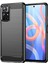 1.8mm Anti-Fall Iyi Korunmuş Karbon Fiber Fırçalanmış Doku Tpu Xiaomi Redmi Için Not 11 5g (Çin) (Mediatek)/redmi Not 11T 5g/not 11S 5g-Black (Yurt Dışından) 1