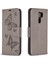 Baskı Kelebekleri Cüzdan Stand Flip Deri Telefon Kabuğu Xiaomi Redmi 9-Grey Için (Yurt Dışından) 4