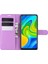 Xiaomi Redmi Için Litchi Cilt Manyetik Deri Kılıf Not 9/redmi 10X 4g Cüzdan Stand Tasarım Telefon Kılıfı (Yurt Dışından) 4