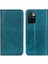 Litchi Doku Bölünmüş Deri Anti Damla Cüzdan Stand Telefon Kapağı Kılıfı Xiaomi Redmi Not 11 4g (Mediatek)/redmi 10 4g/redmi 10 2022 4g/10 Prime-Green (Yurt Dışından) 1