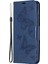 Baskı Kelebekleri Cüzdan Stand Flip Deri Telefon Kabuğu Xiaomi Redmi 9-Dark Blue Için (Yurt Dışından) 2