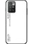 Gradyan Temperlenmiş Cam+Tpu Çerçeve Ince Işık Koruyucu Hibrit Kapak Kılıfı Xiaomi Redmi 10 4g (2021)/10 2022 4g/not 11 4g (Mediatek) -White (Yurt Dışından) 1