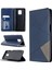 Geometrik Desen Xiaomi Redmi Için Otomatik Absorlanmış Deri Kabuk Kılıfı Not 9 Pro/not 9 Pro Max/not 9s-Blue (Yurt Dışından) 1