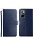 Pfor Xıaomı Redmı Not 11 5g (Çin) (Mediatek)/not 11T 5g/not 11S 5g Pu Deri+Tpu Telefon Kılıfı Baskılı Y Şekilli Çizgiler Manyetik Stand Flip Cüzdan Telefon Kapağı Kayış Mavisi ile (Yurt Dışından) 1