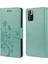 Basılı Kelebek Çiçek Deseni Pu Deri Manyetik Flip Kapak Standı Özellik Xiaomi Redmi Için Cüzdan Telefon Kılıfı Not 11 Pro 5g (Çin) (Mediatek)/not 11 Pro+ 5g-Green (Yurt Dışından) 1