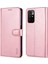 Deri Cüzdan Stand Telefon Kılıfı Flip Kart Yuvaları Xiaomi Redmi Için Tam Telefon Kabuğu Korunmalı 10 4g (2021)/REDMI 10 2022 4g/redmi Not 11 4g (Mediatek)/redmi 10 Prime-Rose Gold (Yurt Dışından) 1