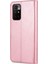 Deri Cüzdan Stand Telefon Kılıfı Flip Kart Yuvaları Xiaomi Redmi Için Tam Telefon Kabuğu Korunmalı 10 4g (2021)/REDMI 10 2022 4g/redmi Not 11 4g (Mediatek)/redmi 10 Prime-Rose Gold (Yurt Dışından) 3